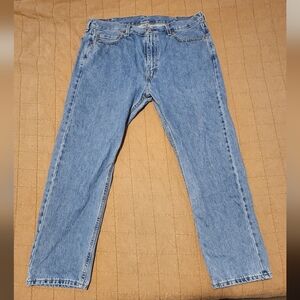 [2/$10] Men's W40 L30 Levi's 505 Regular Fit Straight Leg 100% Cotton Jeans